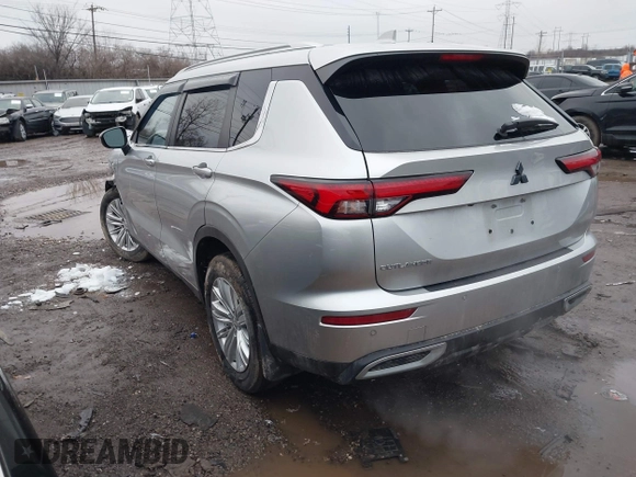 2022 Mitsubishi Outlander ES with VIN JA4J4TA87NZ007913, listed as a IAAI auction lot 41552837 with 91,127 mi miles. Bid and sale history available at carsss.com. Image 3.
