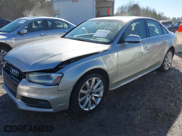 2014 Audi A4 Premium with VIN WAUAFAFL2EN001197, listed as a IAAI auction lot 41418683 with 111,691 mi miles. Bid and sale history available at carsss.com. Image 17.