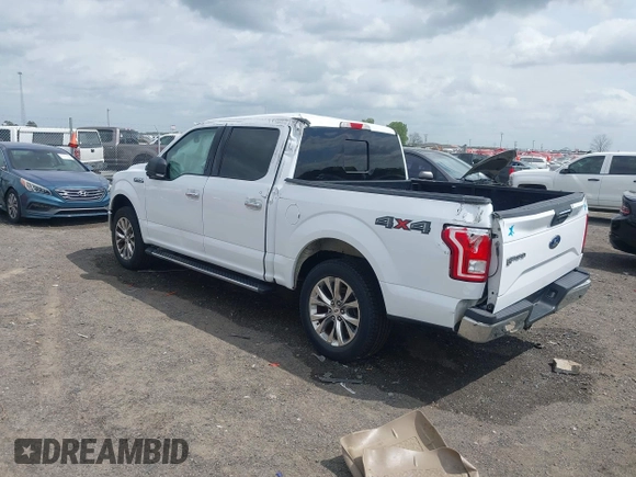 2017 Ford F-150 XL with VIN 1FTEW1EF0HKC79134, listed as a IAAI auction lot 41909992 with 241,488 mi miles and . Bid and sale history available at DreamBid. Image 3.