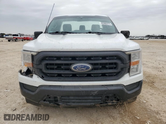 2021 Ford F-150 XL with VIN 1FTMF1C59MKF04988, listed as a Copart auction lot 45366475 with 68,839 mi miles and Salvage title. Bid and sale history available at DreamBid. Image 5.