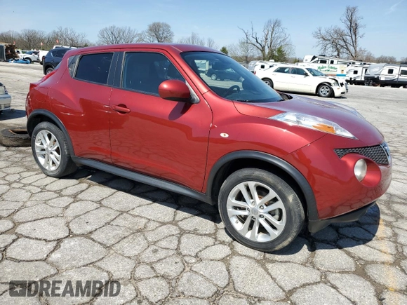 2012 Nissan Juke SL with VIN JN8AF5MVXCT106145, listed as a Copart auction lot 52358745 with 154,331 mi miles and Salvage Title. Bid and sale history available at DreamBid. Image 4.