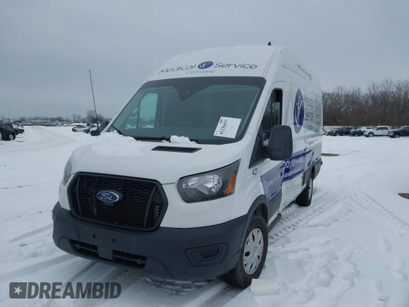 2021 Ford Transit Cargo with VIN 1FTBW3X80MKA98459, listed as a IAAI auction lot 41236413 with 86,778 mi miles. Bid and sale history available at carsss.com. Image 12.