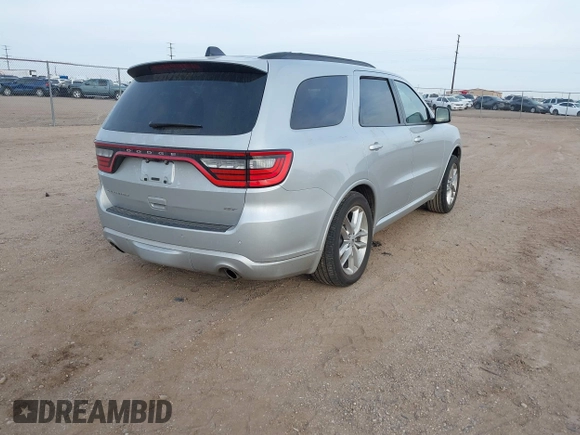 2024 Dodge Durango GT Plus with VIN 1C4RDHDG3RC189756, listed as a IAAI auction lot 41541883 with 31,150 mi miles and . Bid and sale history available at DreamBid. Image 4.