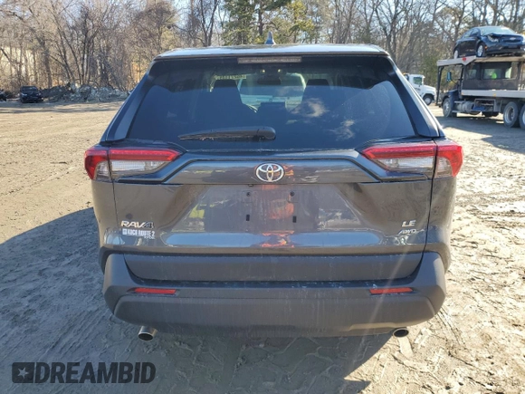 2023 Toyota RAV4 LE with VIN 2T3F1RFV3PC391599, listed as a Copart auction lot 46271115 with 57,776 mi miles and Salvage Title. Bid and sale history available at carsss.com. Image 6.