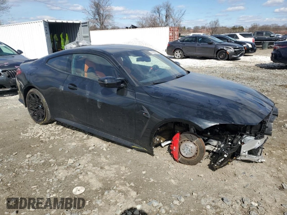 2025 BMW M4 Competition xDrive z VIN WBS33HK02SCU00054, wystawiony jako Copart lot #47260555 z przebiegiem 3 709 mil mil oraz Szkoda całkowita • Salvage title. Historia ofert i sprzedaży dostępna na DreamBid. Obrazek 4.