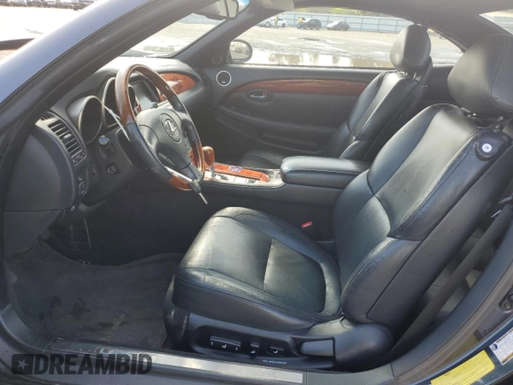 2006 Lexus SC 430 with VIN JTHFN48Y469003113, listed as a Copart auction lot 49112775 with 59,639 mi miles and Salvage title. Bid and sale history available at DreamBid. Image 7.