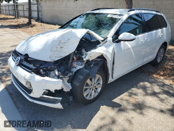 2016 Volkswagen Golf SportWagen TSI S with VIN 3VWC17AU9GM507455, listed as a Copart auction lot 73681264 with 0 mi miles and Clean Title. Bid and sale history available at carsss.com. Image 1.