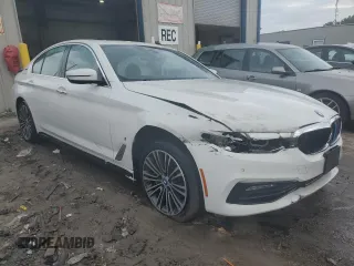 2018 BMW 5 Series 530e xDrive with VIN WBAJB1C50JB085596, listed as a Copart auction lot 63790042 with Not Provided miles and Salvage Title. Bid and sale history available at carsss.com. Image 1.