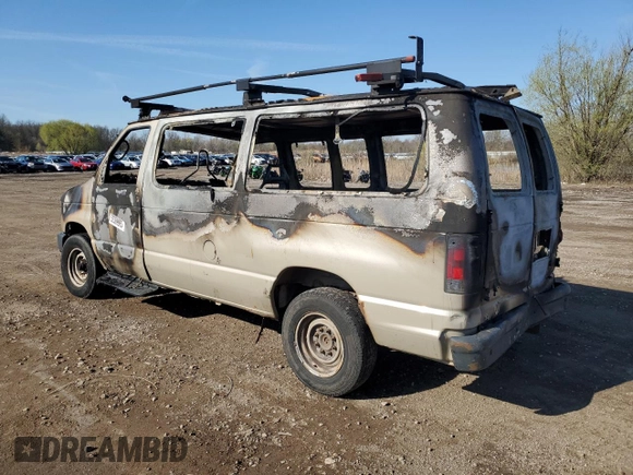 2008 Ford Econoline Passenger XL with VIN 1FMNE11W98DA79894, listed as a Copart auction lot 52369965 with Not provided miles and Non repairable. Bid and sale history available at DreamBid. Image 2.