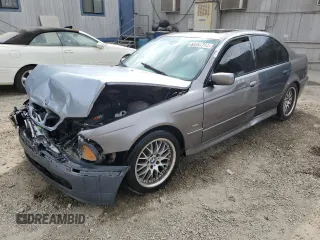 2003 BMW 5 Series 530iA with VIN WBADT634X3CK33314, listed as a Copart auction lot 76832604 with 265,273 mi miles and Salvage Title. Bid and sale history available at carsss.com. Image 1.