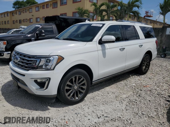 2021 Ford Expedition Max Limited with VIN 1FMJK2AT7MEA37702, listed as a Copart auction lot 54163245 with Not Provided miles and Non Repairable. Bid and sale history available at DreamBid. Image 1.