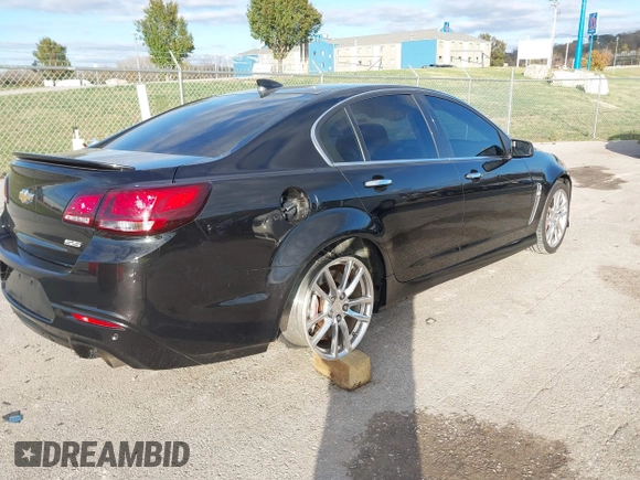 2015 Chevrolet SS with VIN 6G3F15RW9FL112284, listed as a IAAI auction lot 40749294 with 63,336 mi miles. Bid and sale history available at carsss.com. Image 4.