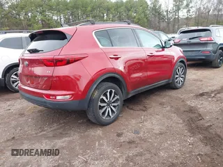 2018 Kia Sportage EX with VIN KNDPNCAC9J7404806, listed as a IAAI auction lot 41575137 with 62,261 mi miles and . Bid and sale history available at carsss.com. Image 4.