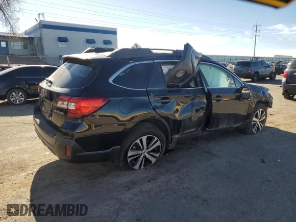 2018 Subaru Outback Limited with VIN 4S4BSAKCXJ3323225, listed as a Copart auction lot 48329005 with 106,737 mi miles and Salvage Title. Bid and sale history available at DreamBid. Image 3.