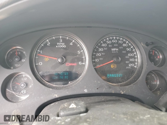 2007 Chevrolet Suburban LTZ with VIN 1GNFC16097R423736, listed as a Copart auction lot 59462805 with 124,276 mi miles and Salvage title. Bid and sale history available at DreamBid. Image 9.