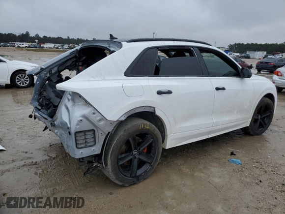 2019 Audi Q8 Premium with VIN WA1AVAF1XKD017065, listed as a Copart auction lot 37244513 with 54,174 mi miles. Bid and sale history available at carsss.com. Image 3.