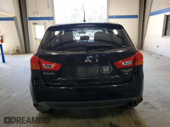 2016 Mitsubishi Outlander Sport 2.4 ES with VIN JA4AR3AW5GZ052108, listed as a Copart auction lot 52389295 with 142,130 mi miles and Salvage Title. Bid and sale history available at carsss.com. Image 6.