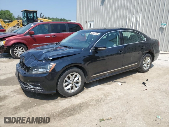 2017 Volkswagen Passat S z VIN 1VWAT7A38HC014720, wystawiony jako Copart lot #58744235 z przebiegiem 273 593 mil mil oraz Czysty tytuł • Clean title. Historia ofert i sprzedaży dostępna na DreamBid. Obrazek 1.