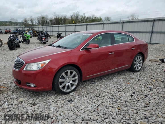 2013 Buick LaCrosse Touring with VIN 1G4GJ5G37DF309732, listed as a Copart auction lot 53689775 with 138,065 mi miles and Salvage title. Bid and sale history available at DreamBid. Image 1.