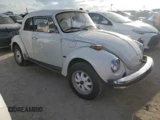 1979 Volkswagen Beetle with VIN 1592031287, listed as a Copart auction lot 75822184 with 16,726 mi miles and Salvage Title. Bid and sale history available at DreamBid. Image 4.