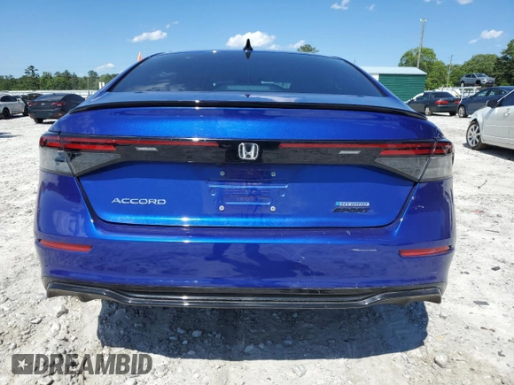 2024 Honda Accord Sport-L with VIN 1HGCY2F76RA067572, listed as a Copart auction lot 58105405 with 22,098 mi miles and Salvage title. Bid and sale history available at DreamBid. Image 6.
