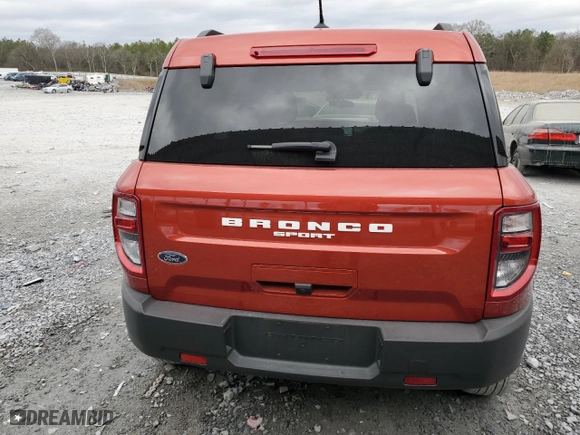 2024 Ford Bronco Sport Big Bend with VIN 3FMCR9B63RRE85669, listed as a Copart auction lot 44471215 with 4,275 mi miles and Salvage Title. Bid and sale history available at carsss.com. Image 6.