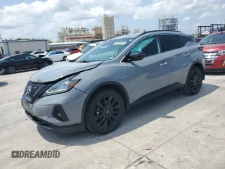 2022 Nissan Murano SV z VIN 5N1AZ2BJ6NC127820, wystawiony jako Copart lot #59622595 z przebiegiem 32 179 mil mil oraz Szkoda całkowita • Salvage title. Historia ofert i sprzedaży dostępna na DreamBid. Obrazek 1.