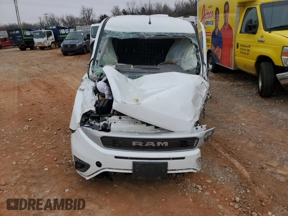 2022 Ram ProMaster City Cargo Tradesman with VIN ZFBHRFAB6N6W44508, listed as a Copart auction lot 86947964 with Not provided miles and Salvage title. Bid and sale history available at DreamBid. Image 5.