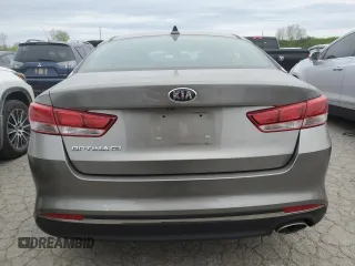 2016 Kia Optima LX with VIN 5XXGT4L3XGG094044, listed as a Copart auction lot 50352784 with 55,341 mi miles and Salvage Title. Bid and sale history available at carsss.com. Image 6.