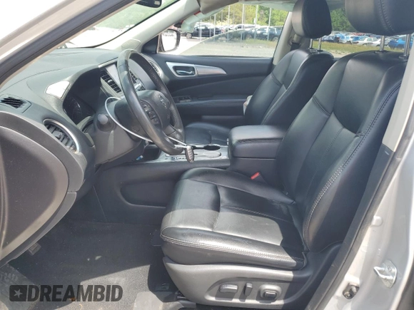 2017 Nissan Pathfinder SL with VIN 5N1DR2MN7HC650880, listed as a Copart auction lot 56006025 with 74,945 mi miles and Salvage title. Bid and sale history available at DreamBid. Image 7.