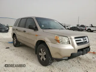 2007 Honda Pilot LX with VIN 5FNYF28147B002159, listed as a Copart auction lot 47433135 with 157,187 mi miles and Salvage Title. Bid and sale history available at carsss.com. Image 4.