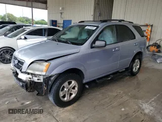 2005 Kia Sorento LX with VIN KNDJC733855449656, listed as a Copart auction lot 52234685 with 114,398 mi miles and Salvage Title. Bid and sale history available at carsss.com. Image 1.