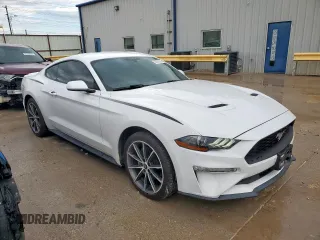 2019 Ford Mustang EcoBoost z VIN 1FA6P8TH4K5130459, wystawiony jako Copart lot #55672025 z przebiegiem 61 405 mil mil oraz Czysty tytuł • Clean title. Historia ofert i sprzedaży dostępna na DreamBid. Obrazek 4.