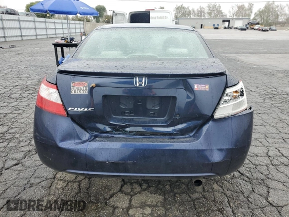 2007 Honda Civic Cpe LX with VIN 2HGFG12697H542198, listed as a Copart auction lot 49323055 with 203,036 mi miles and Salvage Title. Bid and sale history available at carsss.com. Image 6.