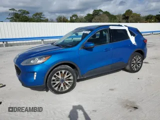 2020 Ford Escape Titanium z VIN 1FMCU9J95LUA37315, wystawiony jako Copart lot #47859235 z przebiegiem Nie podano mil oraz Szkody całkowita. Historia ofert i sprzedaży dostępna na DreamBid. Obrazek 1.