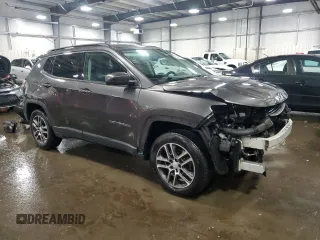 2017 Jeep Compass Latitude with VIN 3C4NJDBBXHT692968, listed as a Copart auction lot 57858445 with 145,838 mi miles and Salvage title. Bid and sale history available at DreamBid. Image 4.