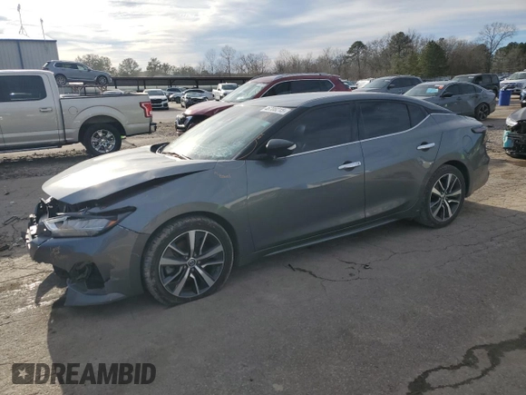 2020 Nissan Maxima SV with VIN 1N4AA6CV4LC362644, listed as a Copart auction lot 46708215 with 93,669 mi miles and Salvage Title. Bid and sale history available at carsss.com. Image 1.
