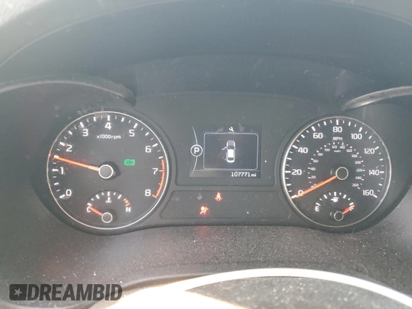 2016 Kia Optima LX with VIN 5XXGT4L39GG046552, listed as a Copart auction lot 47994905 with 107,771 mi miles and Non Repairable. Bid and sale history available at carsss.com. Image 9.