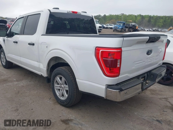 2023 Ford F-150 XL with VIN 1FTEW1C85PKD35491, listed as a IAAI auction lot 41923354 with 51,492 mi miles. Bid and sale history available at carsss.com. Image 3.