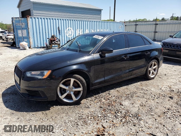 2015 Audi A3 1.8T Premium with VIN WAUACGFF2F1005801, listed as a Copart auction lot 51912765 with 106,935 mi miles and Clean Title. Bid and sale history available at carsss.com. Image 1.