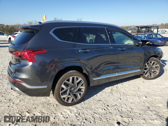 2023 Hyundai Santa Fe Calligraphy with VIN 5NMS54ALXPH496638, listed as a Copart auction lot 86174154 with 30,657 mi miles and Salvage Title. Bid and sale history available at carsss.com. Image 3.