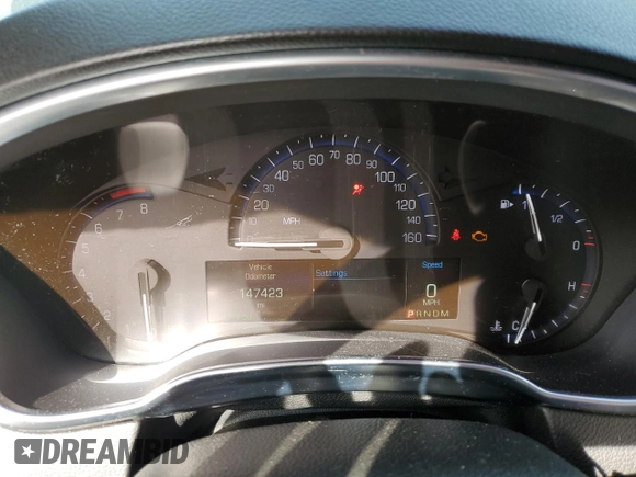 2015 Cadillac SRX Luxury Collection with VIN 3GYFNEE38FS623373, listed as a Copart auction lot 47342635 with 147,423 mi miles and Salvage Title. Bid and sale history available at DreamBid. Image 9.