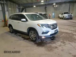 2017 Honda Pilot Elite with VIN 5FNYF6H08HB005758, listed as a Copart auction lot 53655725 with 124,218 mi miles and Salvage Title. Bid and sale history available at DreamBid. Image 15.