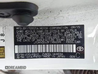 2015 Toyota Prius Four with VIN JTDKN3DU3F1986099, listed as a IAAI auction lot 41518701 with 146,291 mi miles and . Bid and sale history available at DreamBid. Image 9.