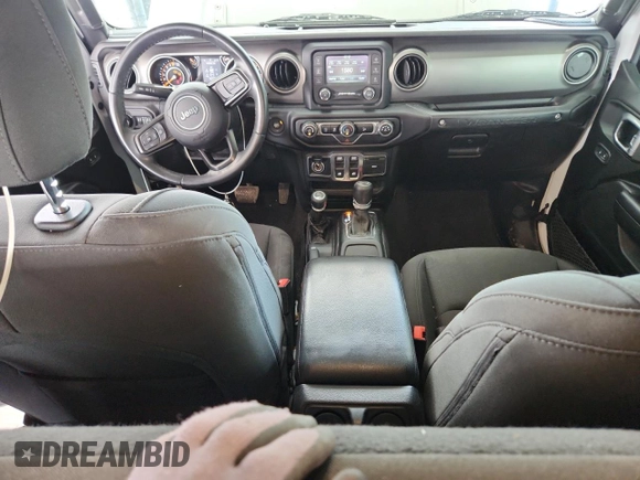 2019 Jeep Wrangler Sport S with VIN 1C4GJXAG5KW641192, listed as a Copart auction lot 59960325 with 25,855 mi miles and Salvage title. Bid and sale history available at DreamBid. Image 8.