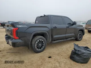 2022 Toyota Tundra SR5 with VIN 5TFLA5AB7NX016542, listed as a Copart auction lot 43166095 with 34,957 mi miles and Salvage title. Bid and sale history available at DreamBid. Image 3.