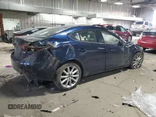 2017 Mazda 3 Grand Touring z VIN JM1BN1W38H1135914, wystawiony jako Copart lot #44387165 z przebiegiem Nie podano mil oraz Nie do naprawy • Non repairable. Historia ofert i sprzedaży dostępna na DreamBid. Obrazek 3.