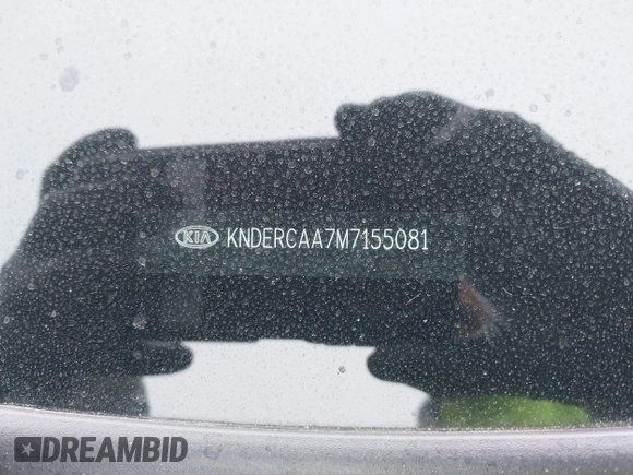 2021 Kia Seltos EX with VIN KNDERCAA7M7155081, listed as a IAAI auction lot 42020035 with 44,513 mi miles. Bid and sale history available at carsss.com. Image 9.