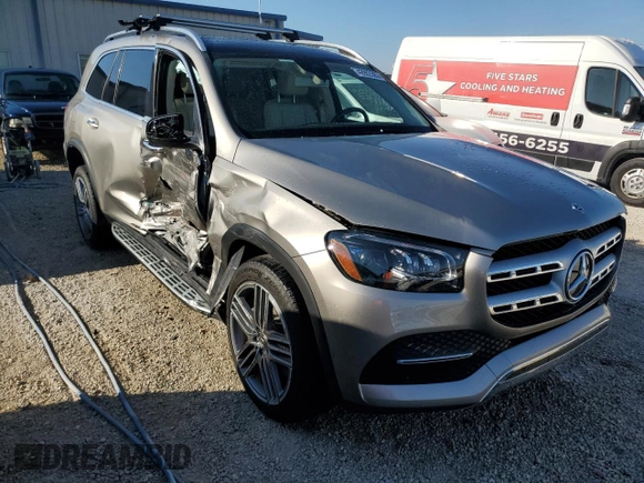 2020 Mercedes-Benz GLS with VIN 4JGFF5KE1LA212205, listed as a Copart auction lot 42902363 with 28,870 mi miles. Bid and sale history available at carsss.com. Image 4.