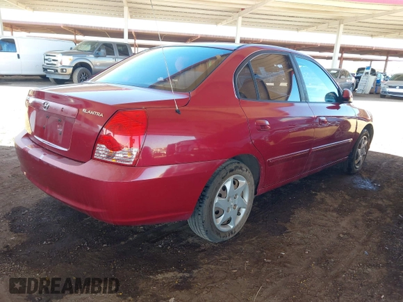 2006 Hyundai Elantra GLS z VIN KMHDN46D56U300313, wystawiony jako IAAI lot #42139258 z przebiegiem 128 623 mil mil oraz . Historia ofert i sprzedaży dostępna na DreamBid. Obrazek 4.